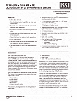 DataSheet IS61QDB24M18 pdf
